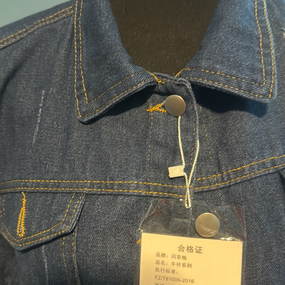 Item 14 NWT Blue Jean Jacket 5XL - Picture 3 of 7